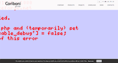 Desktop Screenshot of caribonigroup.com